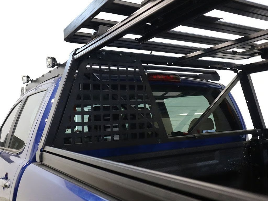 Front Runner Pro Bed Rack Headache Molle Panel – Fits Pro Bed System – Black Powder-Coated Steel, Heavy-Duty Gear Mounting Panel (1PC)