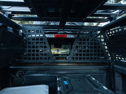 Front Runner Pro Bed Rack Headache Molle Panel – Fits Pro Bed System – Black Powder-Coated Steel, Heavy-Duty Gear Mounting Panel (1PC)