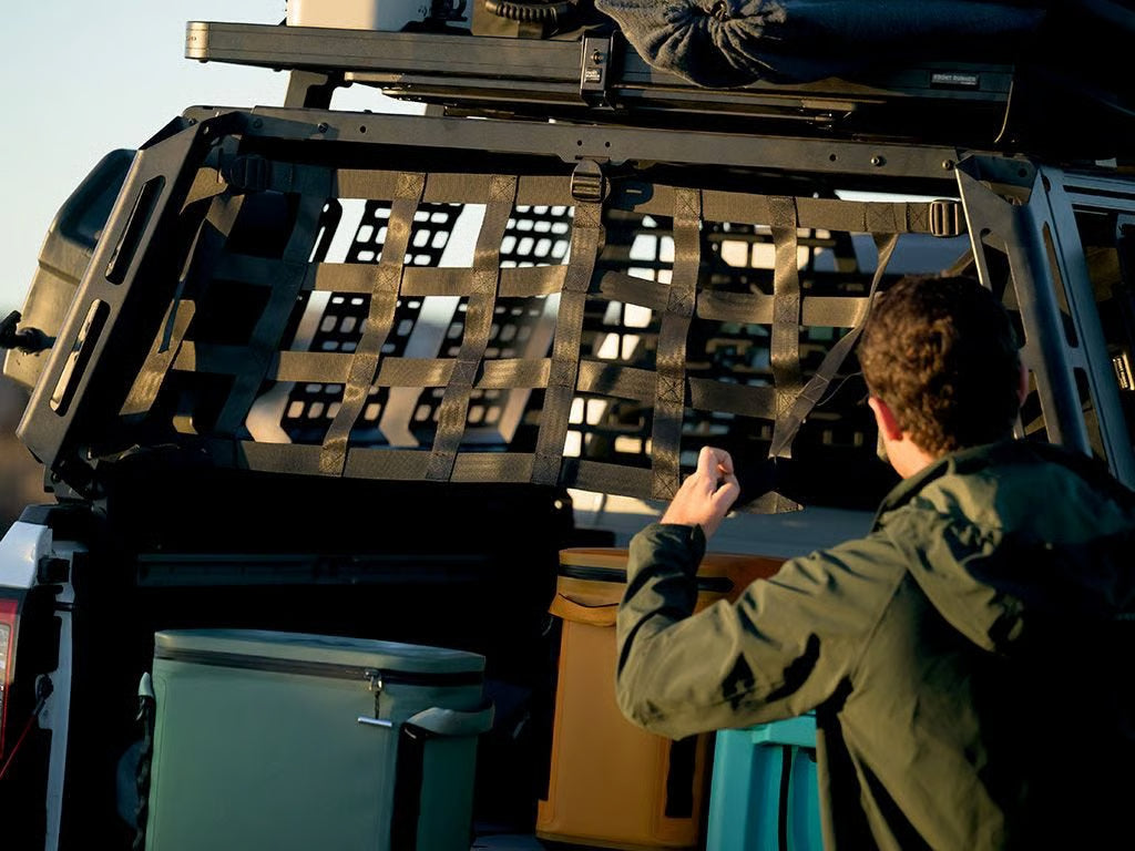 Front Runner Pro Bed Tailgate Net for Truck – Fits Pro Bed System & Pro Bed Rack Kits – High-Tensile Polyester, Adjustable, Black (1PC)