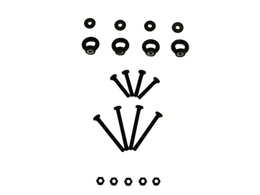 Front Runner Pro Bed Recovery Device Mounting Hardware – Fits Pro Bed Universal Accessory Mount – Black Powder-Coated Steel, Heavy-Duty Design (1 Set)