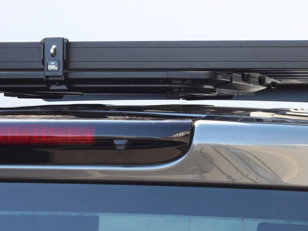 Front Runner Pro Stainless Steel Camp Table Kit for Vehicle – Black Aluminum Frame, 1130(L) x 750(W), Foldable, Under-Rack Storage Design (1PC)