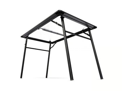 Front Runner Pro Stainless Steel Camp Table Kit for Vehicle – Black Aluminum Frame, 1130(L) x 750(W), Foldable, Under-Rack Storage Design (1PC)