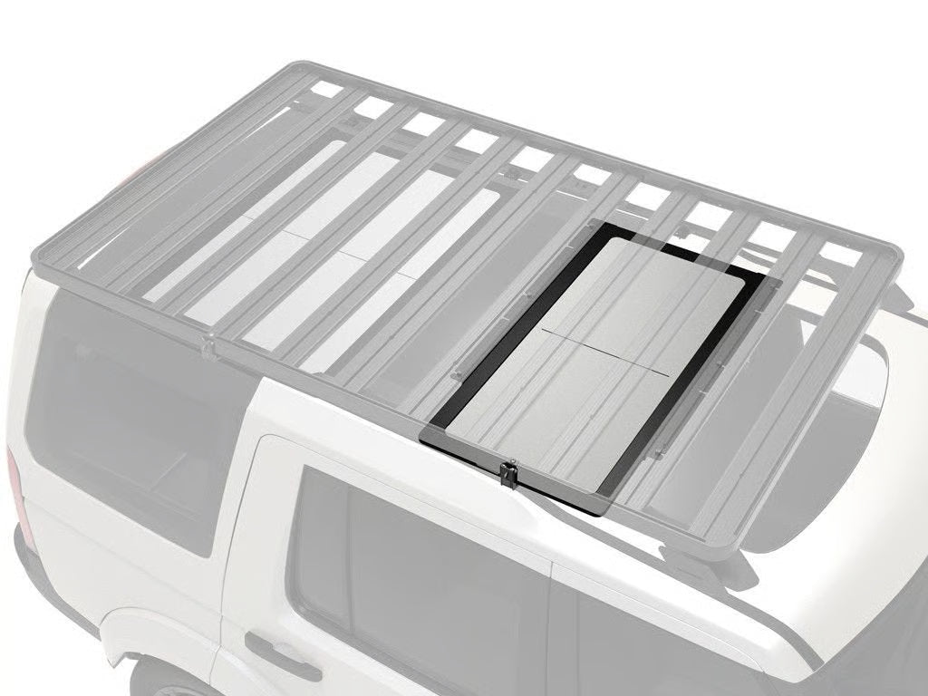 Front Runner Pro Stainless Steel Prep Table Kit for Vehicle – Black Aluminum Frame, 1130(L) x 550(W), Foldable Heavy-Duty Outdoor Table (1PC)