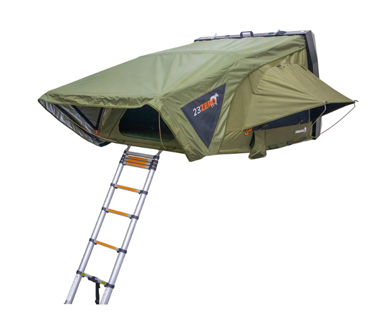 23ZERO Armadillo A2 Right Hard Shell Rooftop Tent for Pickup Trucks, SUVs & Crossovers - 4 Season