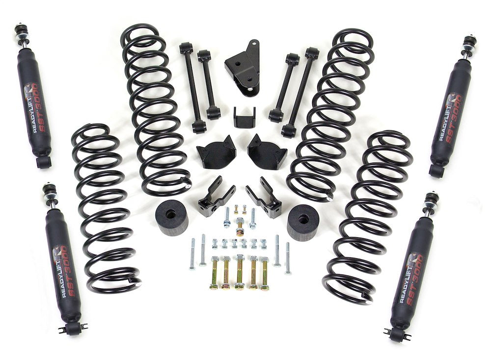 ReadyLift 4" Front / 3" Rear SST Lift Kit with Shocks
