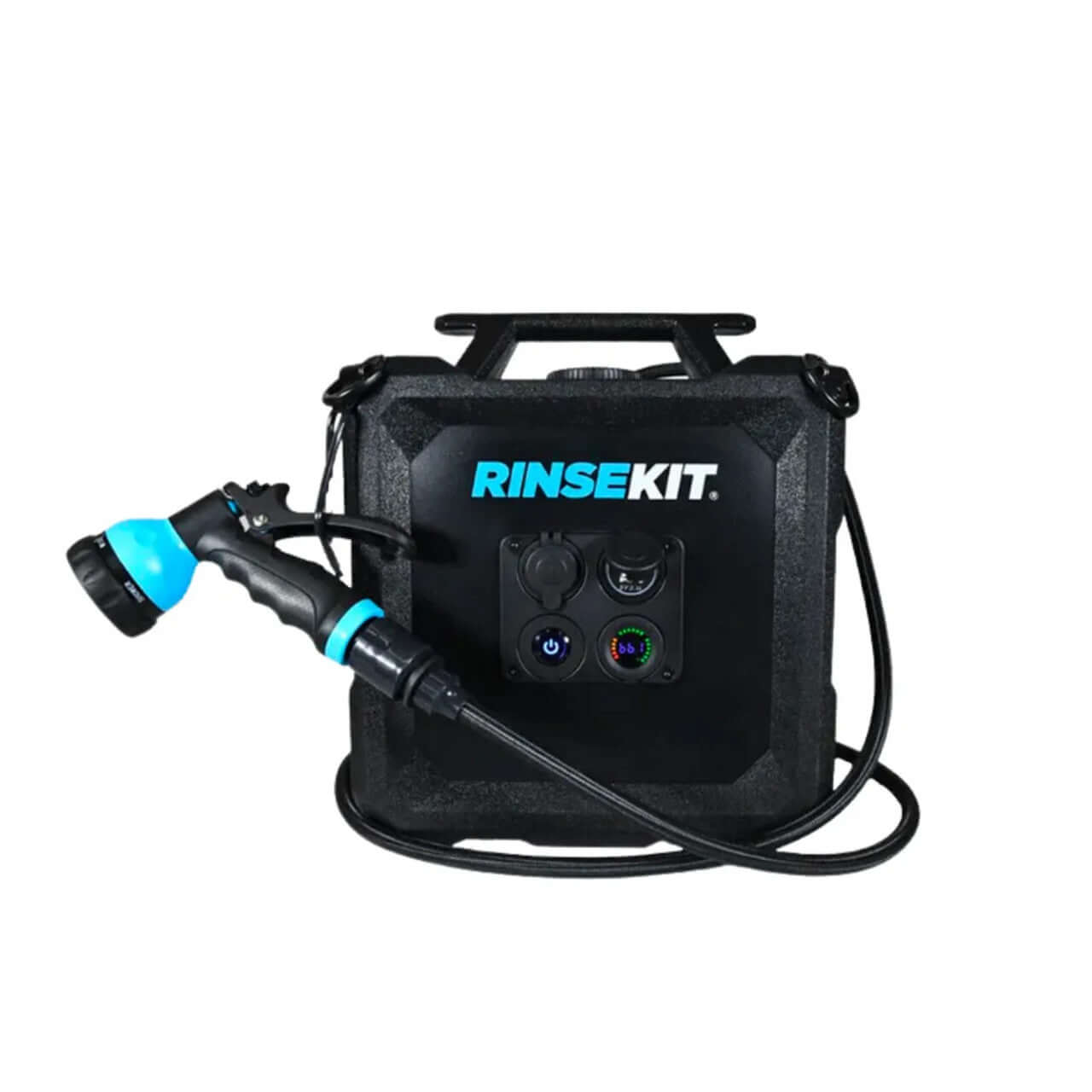 RinseKit Cube - 4-Gallon Battery-Powered Portable Shower with High-Pressure Spray