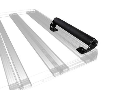 Front Runner Cargo Roller for Roof Rack – 496mm Length, Black Steel with Rubber Coating, 40kg Load Capacity, Easy Loading Design (1PC)