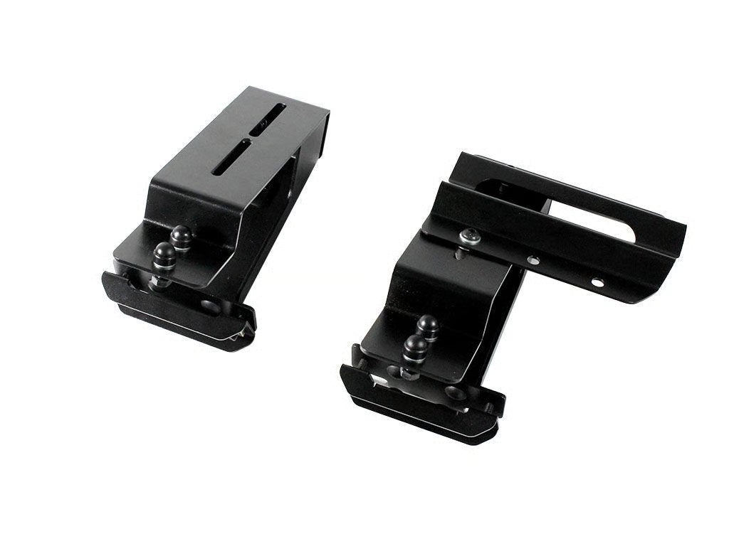 Front Runner Load Bed Rack Side Mount for Bike Carrier – Fits Pro Fork & Pro Thru Axle Carriers – Black Steel, Adjustable Design (1PC)