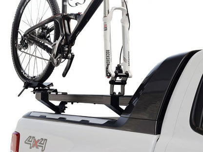 Front Runner Load Bed Rack Side Mount for Bike Carrier – Fits Pro Fork & Pro Thru Axle Carriers – Black Steel, Adjustable Design (1PC)