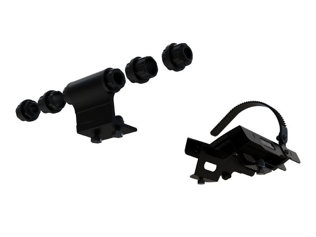 Front Runner Pro Thru Axle Bike Carrier / Power Edition for Truck – Fits 12mm, 15mm & 20mm Axles – Black Steel & Aluminum, Heavy-Duty Design (1PC)