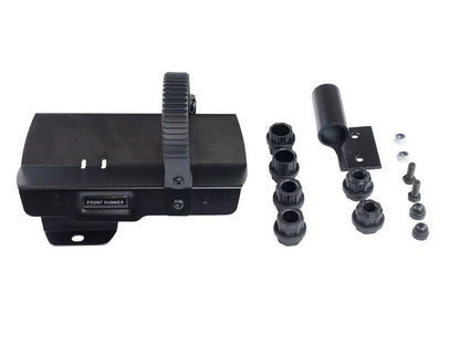 Front Runner Pro Thru Axle Bike Carrier / Power Edition for Truck – Fits 12mm, 15mm & 20mm Axles – Black Steel & Aluminum, Heavy-Duty Design (1PC)