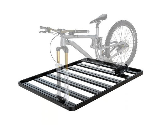 Front Runner Pro Thru Axle Bike Carrier / Power Edition for Truck – Fits 12mm, 15mm & 20mm Axles – Black Steel & Aluminum, Heavy-Duty Design (1PC)