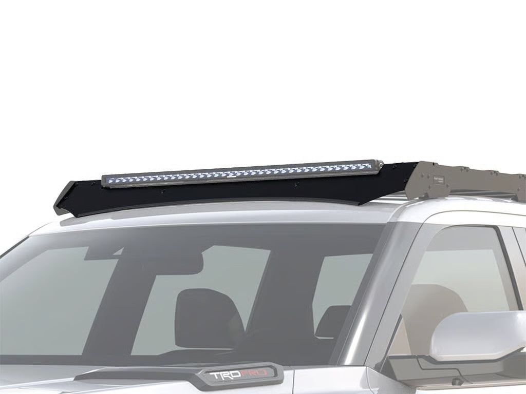 Front Runner Slimsport Rack 40" Light Bar Wind Fairing for Truck – Fits 2022-Current Toyota Tundra Crew Cab – Black Steel, (1PC)