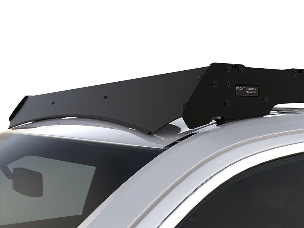 Front Runner Slimsport Rack Wind Fairing for Truck – Fits 2019-Current RAM 1500 Crew Cab – Black Steel, (1PC)