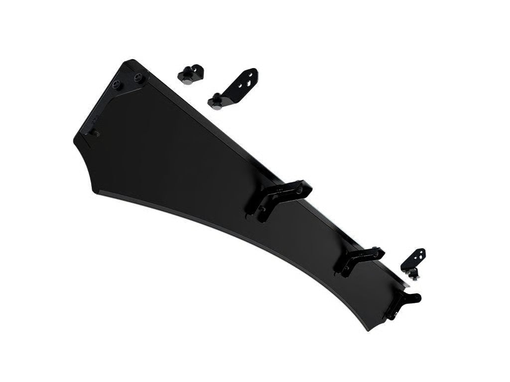 Front Runner Slimsport Rack Wind Fairing for Truck – Fits 2019-Current RAM 1500 Crew Cab – Black Steel, (1PC)