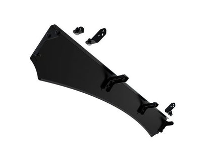 Front Runner Slimsport Rack Wind Fairing for Truck – Fits 2019-Current RAM 1500 Crew Cab – Black Steel, (1PC)
