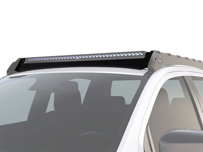Front Runner Slimsport Rack 40" Light Bar Wind Fairing for Truck – Fits 2022-Current Ford Ranger T6.2 / 2023-Current Volkswagen Amarok Double Cab – Black Steel, (1PC)