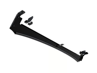 Front Runner Slimsport Rack 40" Light Bar Wind Fairing for Truck – Fits 2022-Current Ford Ranger T6.2 / 2023-Current Volkswagen Amarok Double Cab – Black Steel, (1PC)