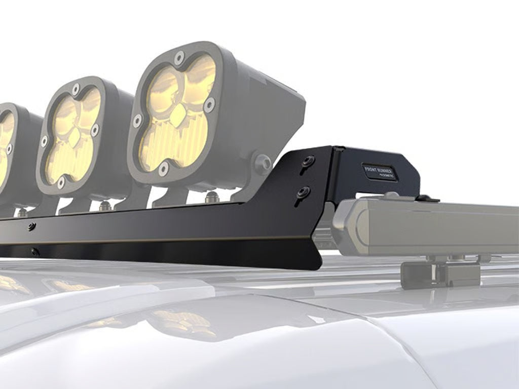 Front Runner Slimpro Van Rack Adjustable Wind Fairing for Van – Fits 40" LED Slim Light Bar – Black Steel, (1PC)