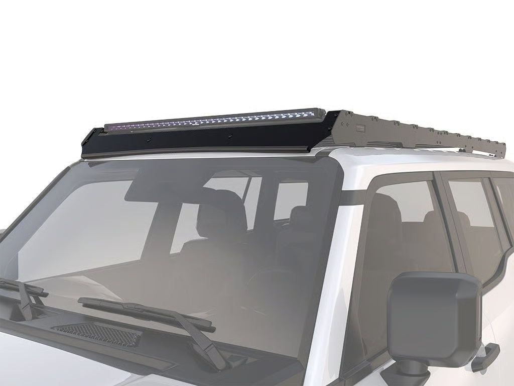 Front Runner Slimsport Rack 40" Light Bar Wind Fairing for Truck – Fits 2024-Current Toyota Land Cruiser Prado / Lexus GX 550 – Black Steel, (1PC)