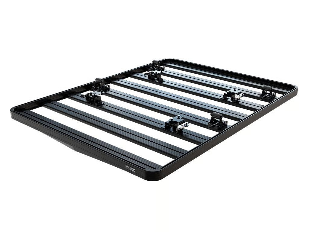 Front Runner Roller System for Roof Rack – Fits Slimline II & Slimsport Racks – Black Steel with HDPE Rollers, Adjustable Height 53-80mm, 140kg Load Capacity (4PC)
