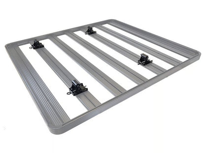 Front Runner Roller System for Roof Rack – Fits Slimline II & Slimsport Racks – Black Steel with HDPE Rollers, Adjustable Height 53-80mm, 140kg Load Capacity (4PC)