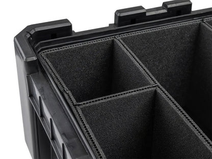Front Runner Wolf Pack Pro Divider Kit for Truck or SUV – Black Polypropylene Storage Box with Foam Dividers, 510(L) x 400(W), Stackable & Weather-Resistant (1PC)
