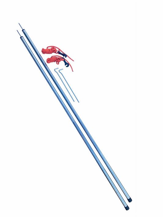 Swag Awning Pole Set Adjustable 29.5 to 54 inches