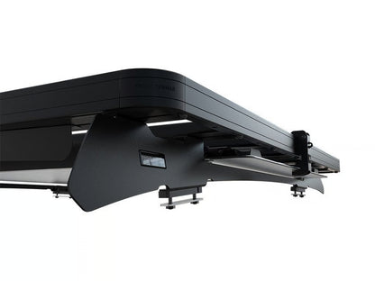 Front Runner Under Rack Table Kit for Roof Rack – Black Aluminum & Steel, 1130(L) x 750(W), Includes Table, Brackets & Latch, Heavy-Duty Design (1PC)