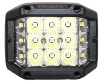 TrailFX 4" LED Fog Lights 75W 9000 Lumens Combo Beam IP67 Rated Set of 2