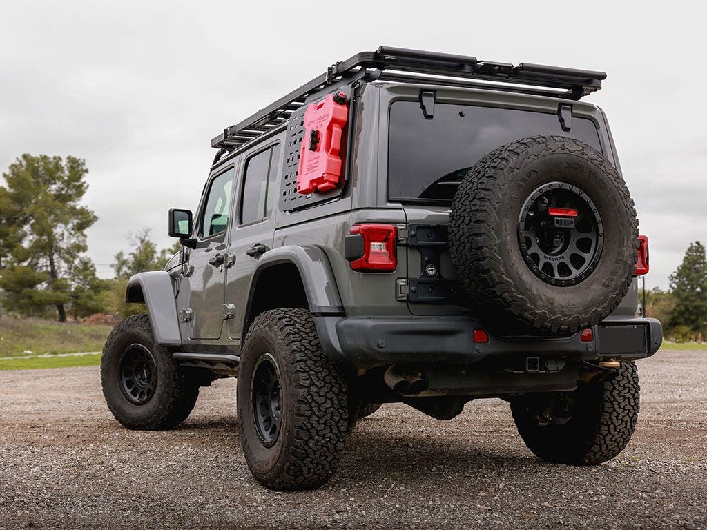 Front Runner Rear Window Molle Panel Kit LHS for Jeep Wrangler JLU 4 Door