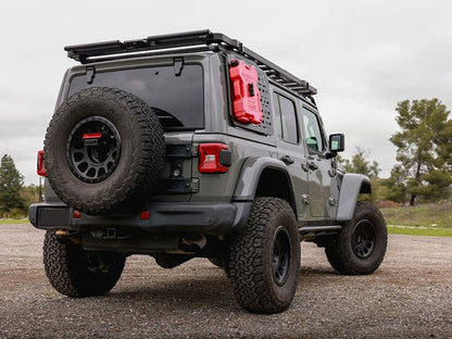 Front Runner Jeep Wrangler JLU rear window Molle panel