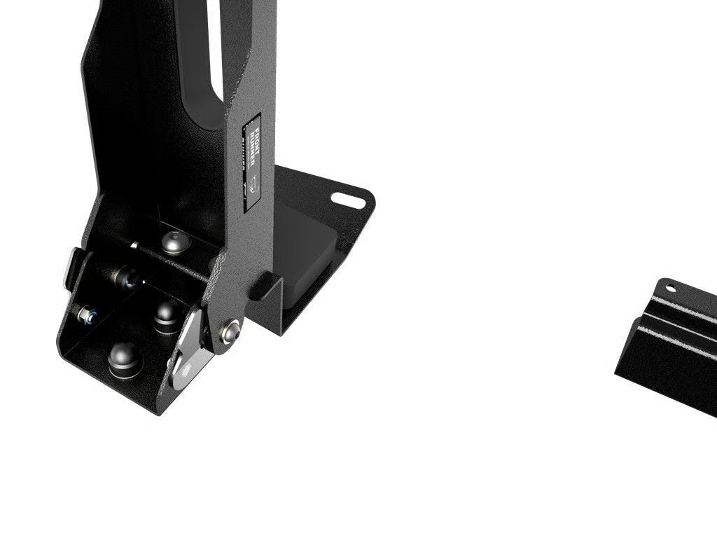 Front Runner Vertical Surfboard Carrier for Roof Rack – Fits Slimline II Racks – Black Steel, Adjustable Design with Stratchit Straps (1PC)