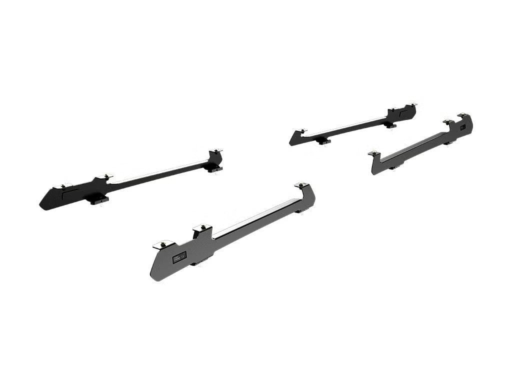 Front Runner Slimline II 1/2 Roof Rack Kit for Van – Fits 2003–2015 Volkswagen T5 Transporter SWB – Black Aluminum, No-Drill Install (1PC)