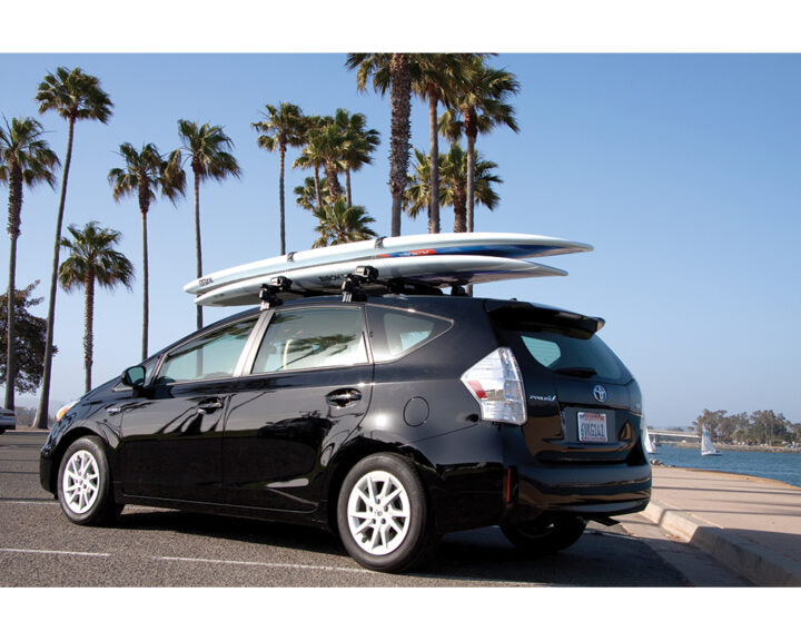 InnoRacks Car Roof Rack BoardLocker - Holds 3 Shortboards or 2 Longboards - Includes Locks & Keys for Secure Transport