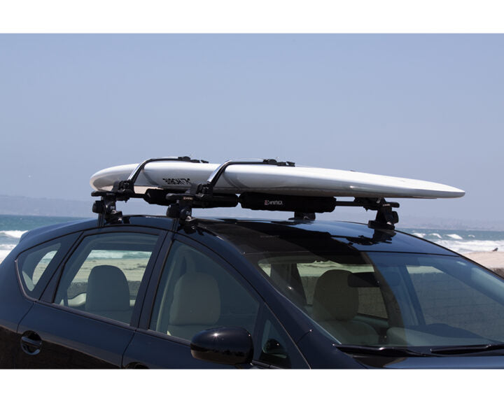 InnoRacks Car Roof Rack BoardLocker - Holds 3 Shortboards or 2 Longboards - Includes Locks & Keys for Secure Transport