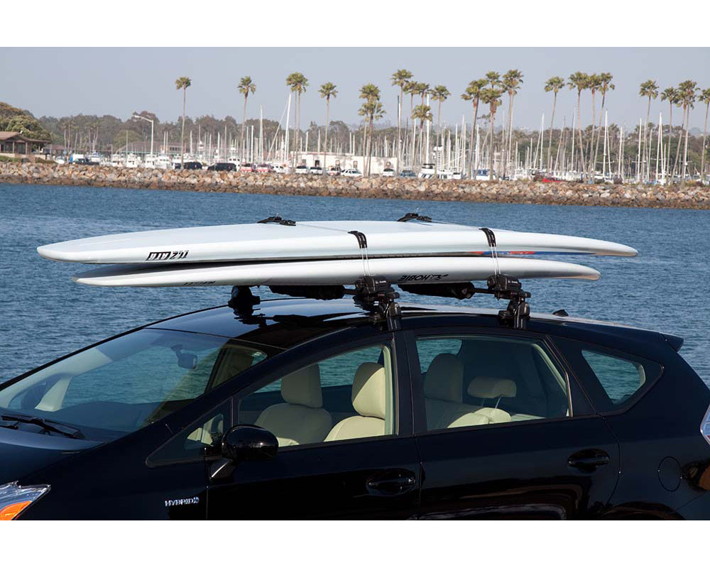 InnoRacks Universal Locker for Cars, SUVs & Pickup Trucks - Roof Rack Carrier for Kayak, SUP, Canoe & Boards - Includes Pads, Locks & Keys