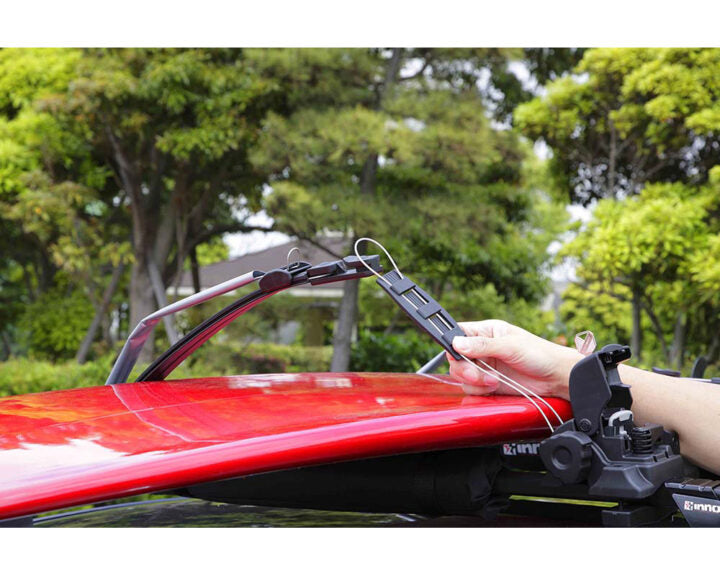 InnoRacks Universal Locker for Cars, SUVs & Pickup Trucks - Roof Rack Carrier for Kayak, SUP, Canoe & Boards - Includes Pads, Locks & Keys