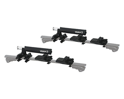 InnoRacks Two Kayak Carrier for Cars - Holds 2 Kayaks, Foldable Design - Includes Pads & Straps