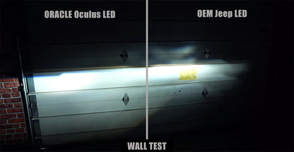 Oracle Oculus Bi-LED Headlights 36W 4800 Lumens 5500K Graphite Metallic DOT/SAE Set of 2