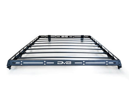 DV8 Offroad Black Steel Roof Rack 300 lb Capacity Bolt-On Gutter Rail Mount