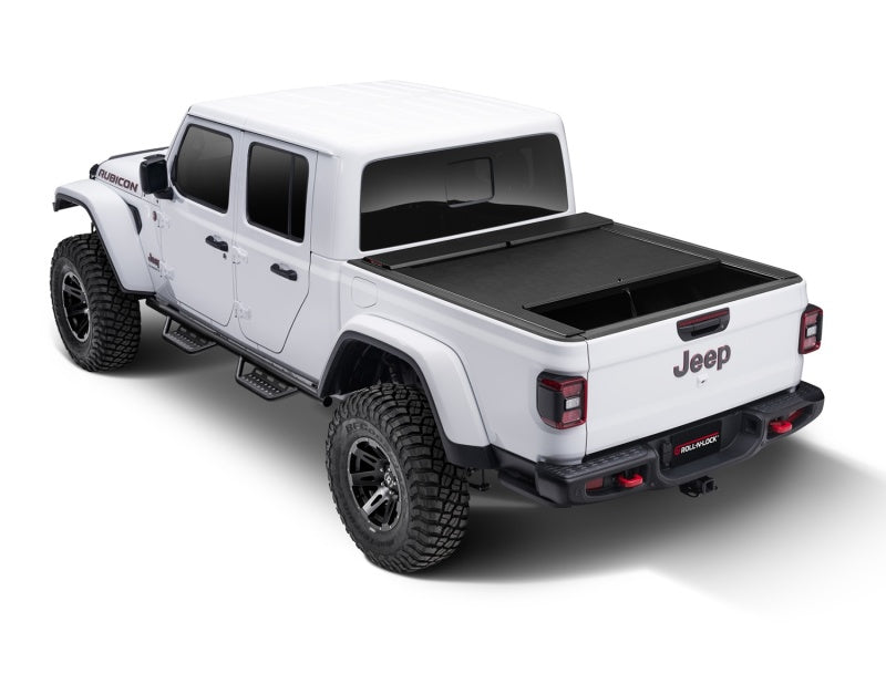 ROLL-N-LOCK M-Series Soft Retractable Tonneau Cover 5' Fits 2020-24 Gladiator No Trail Rail System