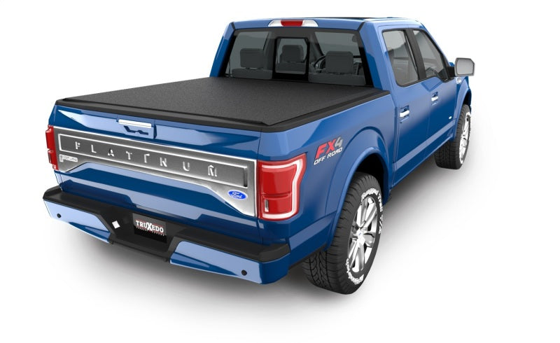 TruXedo Lo Pro Soft Roll-Up Tonneau Cover 67.1 In. Fits 2015-24 F150 with Lightning