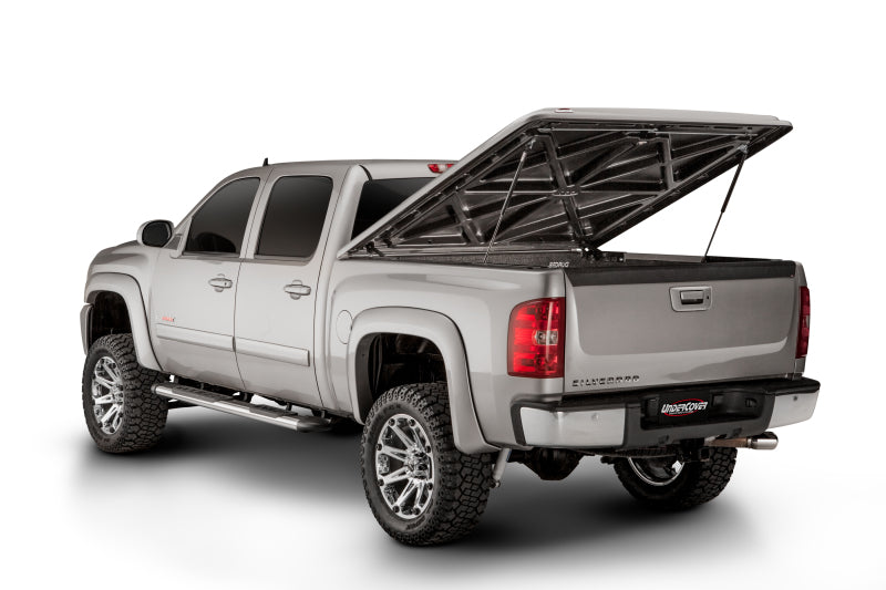 UnderCover LUX Hinged Tonneau Cover 5' Fits 2015-22 Col/Can (Olympic White)