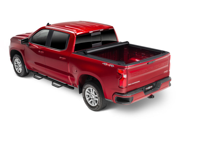TruXedo Lo Pro Soft Roll-Up Tonneau Cover 78.9 In. Fits 2016-18 (19 Leg/Lim) Silverado/Sierra 1500/2016-19 HD w/ Sport Bar