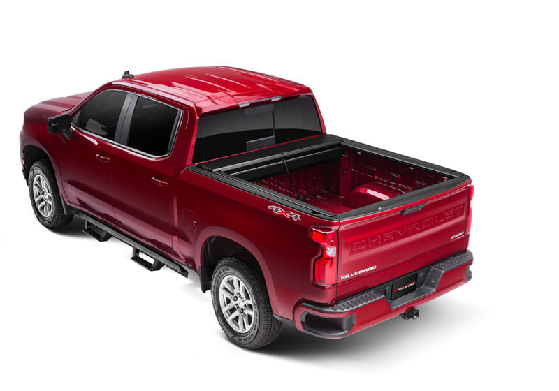 ROLL-N-LOCK M-Series Hard Retractable Tonneau Cover 8' Fits 2019-24 Silverado/Sierra 1500, 2020-24 2500/3500 Durabed