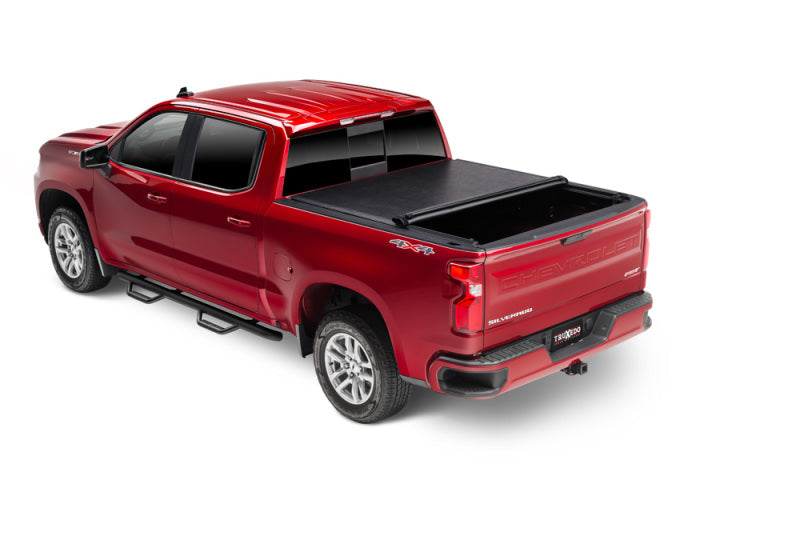 TruXedo Lo Pro Soft Roll-Up Tonneau Cover 78.9 In. Fits 2016-18 (19 Leg/Lim) Silverado/Sierra 1500/2016-19 HD w/ Sport Bar