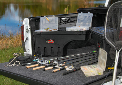UnderCover SwingCase Tool Box Black Hard Plastic 6 Ft (72.7 In) for Truck Beds
