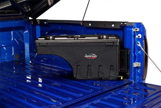 UnderCover SwingCase Tool Box Black Hard Plastic 6 Ft (72.7 In) for Full-Size Trucks