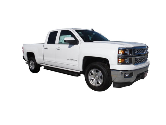 TrailFX Grated Side Step Running Board for Pickup Trucks - Fits 2019-2024 Silverado/Sierra 1500/2500/3500 HD (Black)